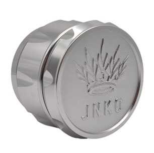 Grinder 4 Parties Elegance XL | Argent | 63 mm | Aluminium | Logo 3D
