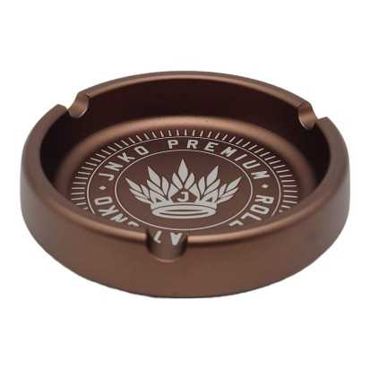 Cenicero de Aluminio Redondo 10cm | Bronce | JNKO Premium