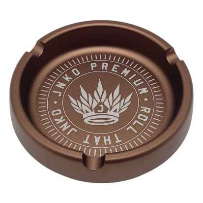 Cenicero de Aluminio Redondo 10cm | Bronce | JNKO Premium