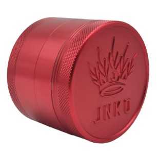 Grinder 4-częściowy Classic | Czerwony | 3 rozmiary | aluminium | Logo 3D