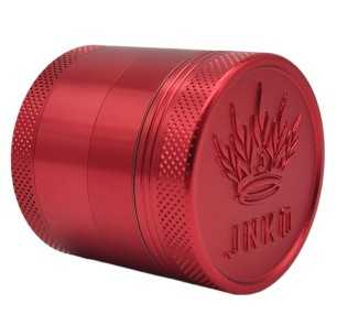 Grinder 4-Delig Classic | Rood | 3 Afmetingen | Aluminium | 3D Logo