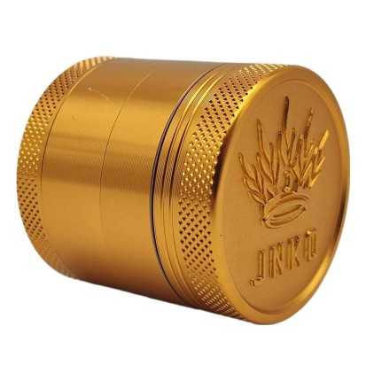 Grinder 4 Parties Classique | Or | 3 tailles | Aluminium | Logo 3D