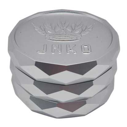 Grinder 4-częściowy Royal XL | Srebro | 63mm | aluminium | Logo 3D