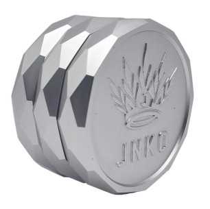 Grinder 4-Delig Royal XL | Zilver | 63mm | Aluminium | 3D Logo