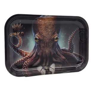 Rolling Tray XXL | 29x19cm | Suited Animals Serie | Design 9 | Suited Octopus