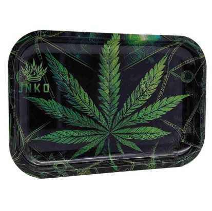 Rolling Tray XXL | 29x19cm | Psychedelic Series | Design 5 | Cannabis Leaf 1