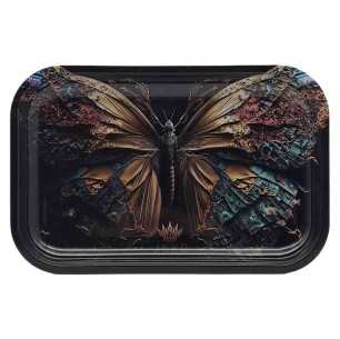 Rolltablett XXL | 29x19cm | Savage Animals-Serie | Entwurf 2 | Schmetterling