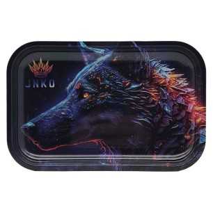 Rolling Tray XXL | 29x19cm | Savage Animals Serie | Design 12 | Wolf