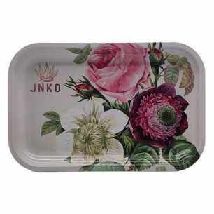 Rolltablett XXL | 29x19cm | Botanische Blumenserie | Entwurf 1 | Wilde Rosen