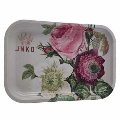 Rolltablett XXL | 29x19cm | Botanische Blumenserie | Entwurf 1 | Wilde Rosen