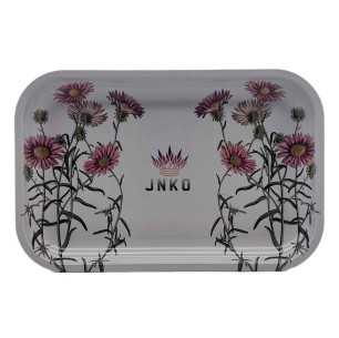 Rolling Tray XXL | 29x19cm | Botanical Flowers Serie | Design 2 | Paarse Margriet