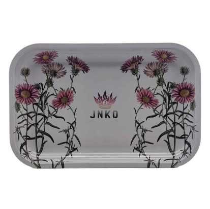 Rolling Tray XXL | 29x19cm | Botanical Flower Series | Design 2 | Purple Daisies