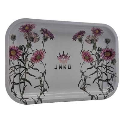 tacki do zwijania jointów XXL | 29x19cm | Seria kwiatów botanicznych | Projekt 2 | Fioletowe stokrotki