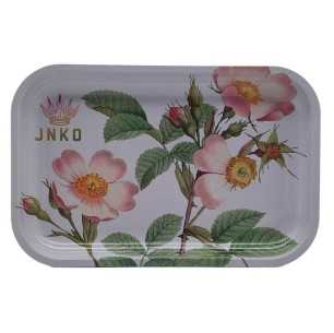 Vassoio per rotoli XXL | 29x19 cm | Serie di fiori botanici | Disegno 4 | Rosa canina