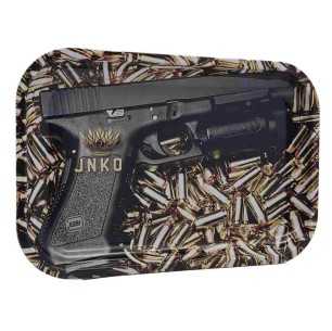 Rolling Tray XXL | 29x19cm | Luxury Art Serie | Design 2 | Gun Art