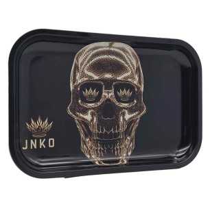 Rolling Tray XXL | 29x19cm | Luxury Art Serie | Design 4 | Golden Skull 1