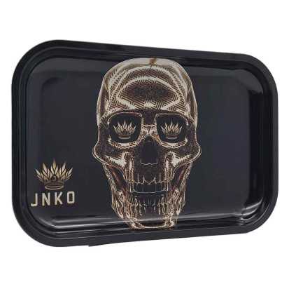 Rolling Tray XXL | 29x19cm | Luxury Art Serie | Design 4 | Golden Skull 1