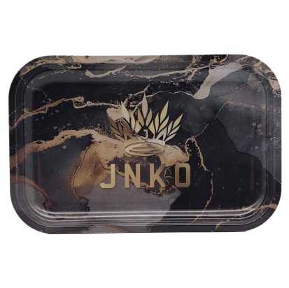 Vassoio per rotoli XXL | 29x19 cm | Serie di arte in marmo di lusso | Disegno 2 | Oro nero