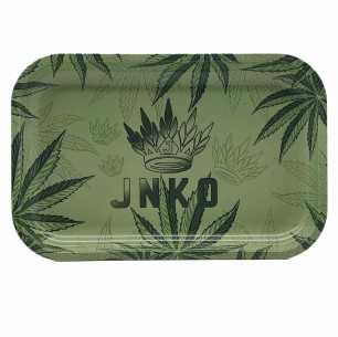 Plateau À Rouler XXL | 29x19cm | Série sur la marijuana | Conception 1 | Feuilles de mauvaises herbes 1