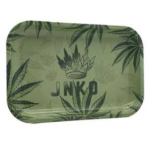 Plateau À Rouler XXL | 29x19cm | Série sur la marijuana | Conception 1 | Feuilles de mauvaises herbes 1