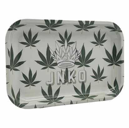 Plateau À Rouler XXL | 29x19cm | Série sur la marijuana | Conception 4 | Feuilles de mauvaises herbes 4