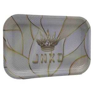 Rolling Tray XXL | 29x19cm | Abstract Art Serie | Design 1 | Goud & Wit Golven