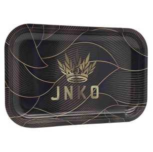 Rolling Tray XXL | 29x19cm | Abstract Art Serie | Design 2 | Bruin & Goud Golven
