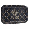 Rolling Tray XXL | 29x19cm | Abstract Art Serie | Design 3 | Zwart & Goud Honingraat