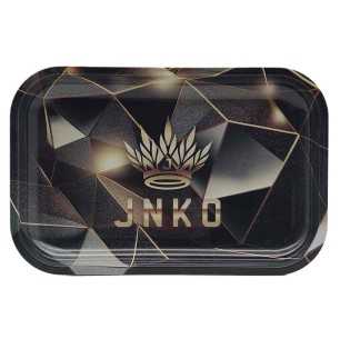 Vassoio per rotoli XXL | 29x19 cm | Serie di arte astratta | Disegno 5 | Nero e bronzo geometrico