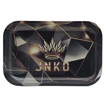 Rolling Tray XXL | 29x19cm | Abstract Art Serie | Design 5 | Zwart & Brons Geometrisch