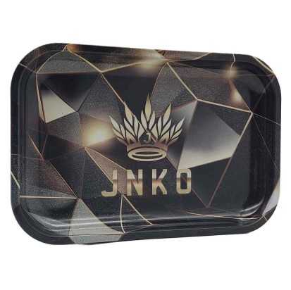 Rolling Tray XXL | 29x19cm | Abstract Art Serie | Design 5 | Zwart & Brons Geometrisch