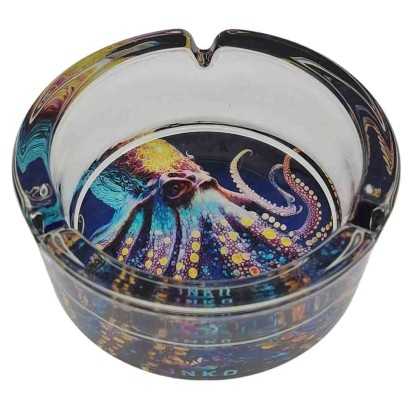 Asbak Rond Glas | Savage Animals | Octopus