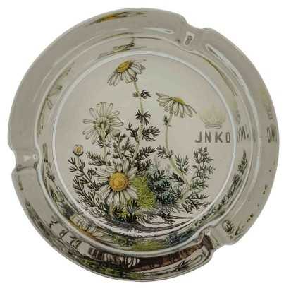 Asbak Rond Glas | Botanical Flowers | Kamille