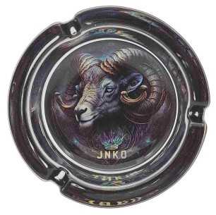 Asbak Rond Glas 10cm | Zodiac Signs Serie | Design 1 | Ram