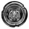 Posacenere Rotondo in Vetro 10 cm | Serie di arte del tatuaggio chicano | Disegno 4 | Beato Angelo