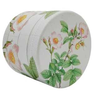 Grinder 4-Parts XL | Aluminium | 55mm | Botanical Flower Series | Design 4 | Rose Hips