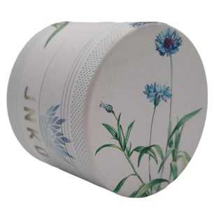 Grinder 4-Delig XL | Aluminium | 55mm | Botanical Flowers Serie | Design 3 | Korenbloemen