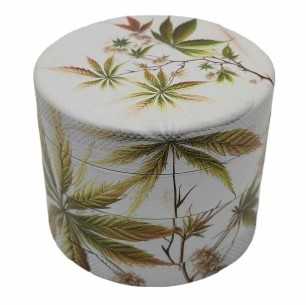 Grinder 4-teilig XL | Aluminium | 55mm | Cannabis-Kunstserie | Entwurf 1 | Unkrautpflanze 1