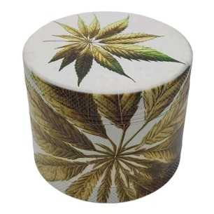 Grinder 4-Delig XL | Aluminium | 55mm | Cannabis Art Serie | Design 3 | Wietplant 3