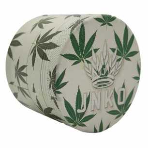 Grinder 4-Parts XL | Aluminium | 55mm | Marijuana Series | Design 4 | Weed Leaves 4