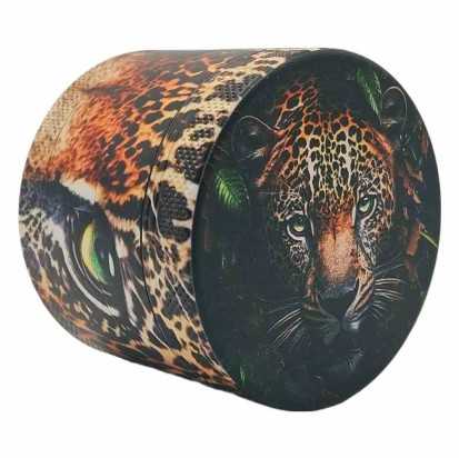 Grinder 4 Piezas XL | Aluminio | 55 mm | Serie Animales Salvajes | Diseño 4 | Jaguar