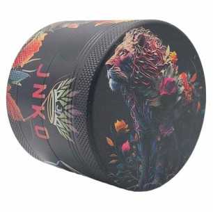 Grinder 4-Parts XL | Aluminium | 55mm | Savage Animals Series | Design 8 | Lion 2