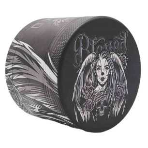 Grinder 4 Parti XL | Alluminio | 55 mm | Serie di arte del tatuaggio chicano | Disegno 4 | Beato Angelo