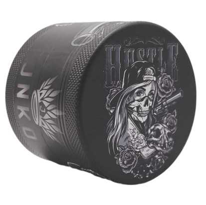 Grinder 4-Delig XL | Aluminium | 55mm | Chicano Tattoo Art Serie | Design 5 | Hustler