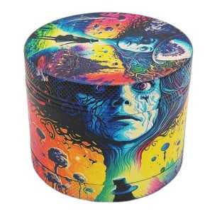 Grinder 4-Parts XL | Aluminium | 55mm | Psychedelic Series | Design 2 | Wonderland 2