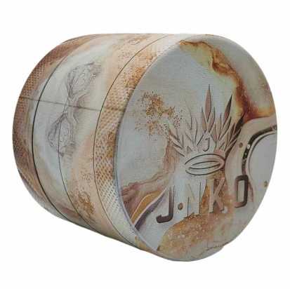 Grinder 4dílná XL | Hliník | 55 mm | Luxusní Marble Art Series | Design 6 | Béžová a zlatá