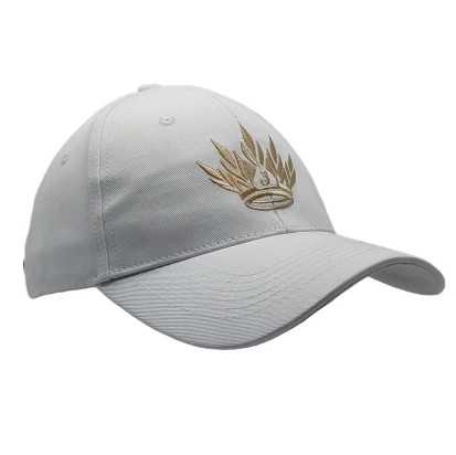 Baseballová čepice JNKO | Bílá | Zlaté logo | Strapback