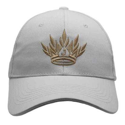JNKO Baseball Cap | White | Golden Logo | Strapback