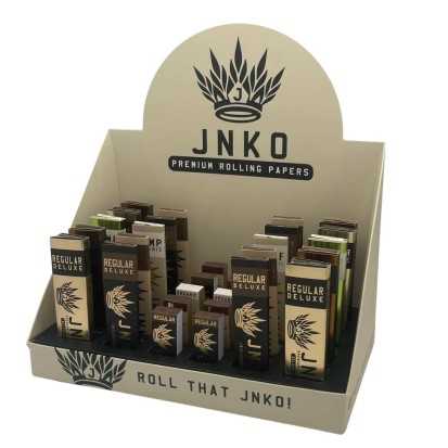 Présentoir JNKO Feuilles à Rouler + Cartons Mélange | 30 unités/Présentoir