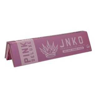 JNKO Pink Deluxe Rolling Papers | Kombinovaný balíček | Listy + Tipy 33ks | Zavírání na magnet